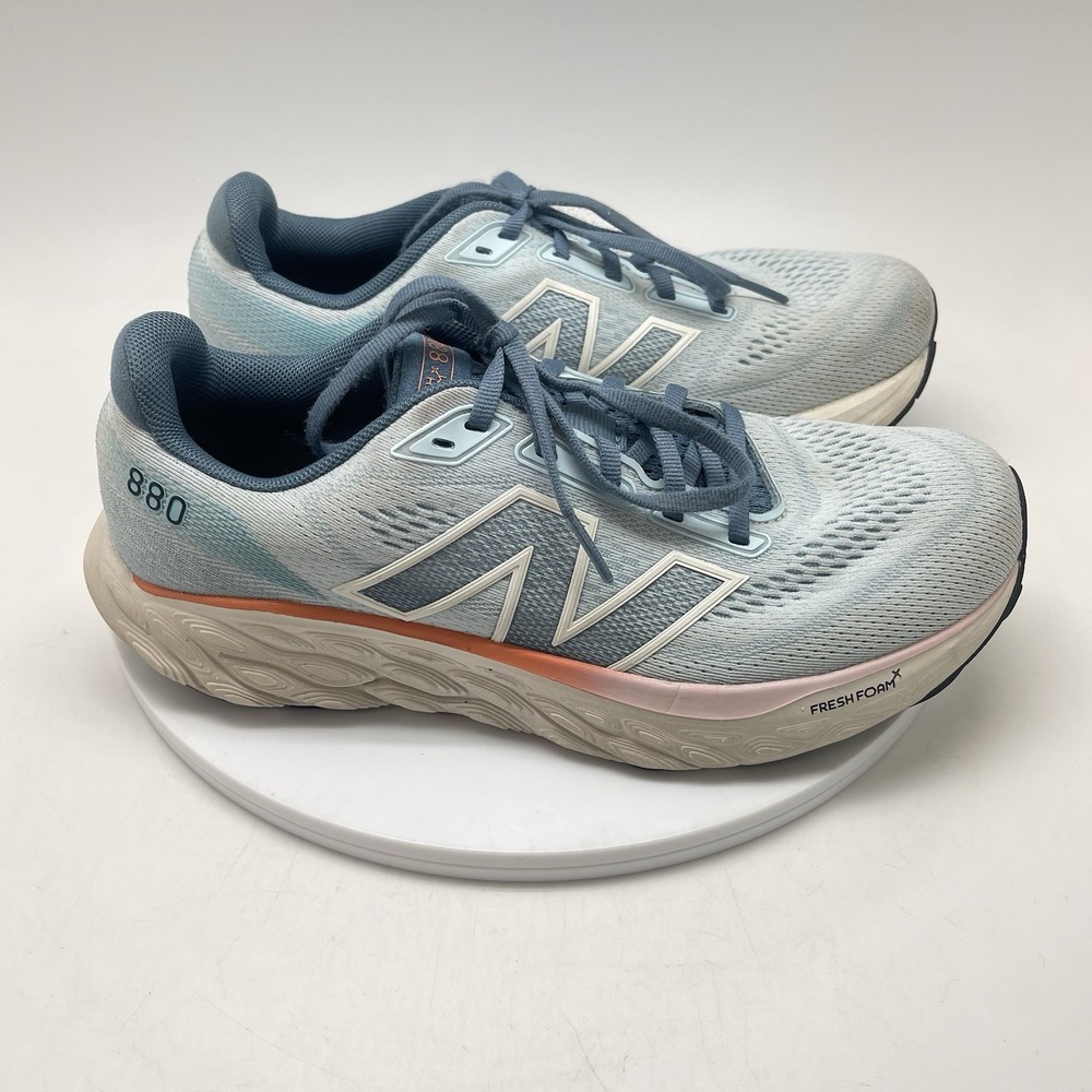 New Balance Sneakers Womens 8.5 D FF X 880 V14 W880J14 Blue Running Gym Shoes